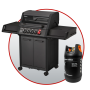 Комплект: Monroe 3 SIK Turbo Shadow та газовий балон HPCR 24,5 л з відсікачем
