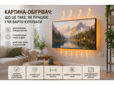 Картина обігрівач: що це таке, як працює і чи варто купувати