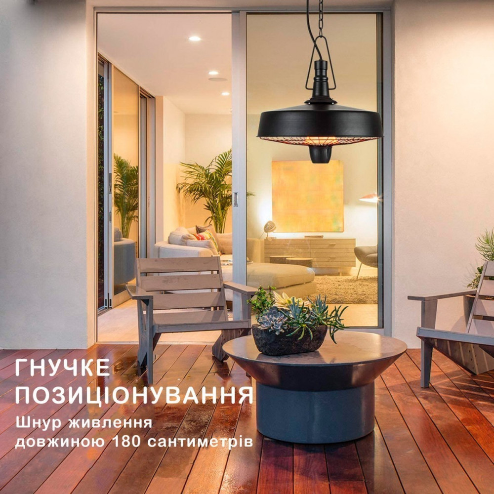 Инфракрасный обогреватель потолочный электрический 2,5 кВт Blumfeldt Camden Heat , manual