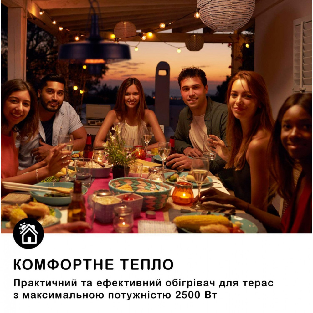 Инфракрасный обогреватель потолочный электрический 2,5 кВт Blumfeldt Camden Heat , manual