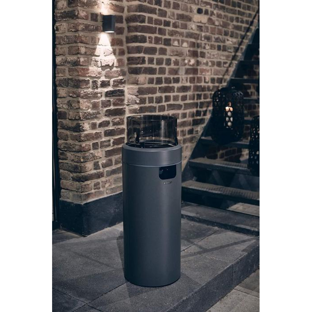 Вуличний камін газовий 2.5 кВт Enders NOVA LED M Grey