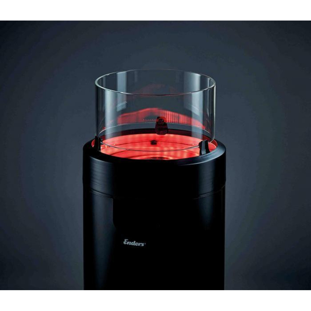 Уличный газовый камин 2.5 кВт Enders NOVA LED M Black