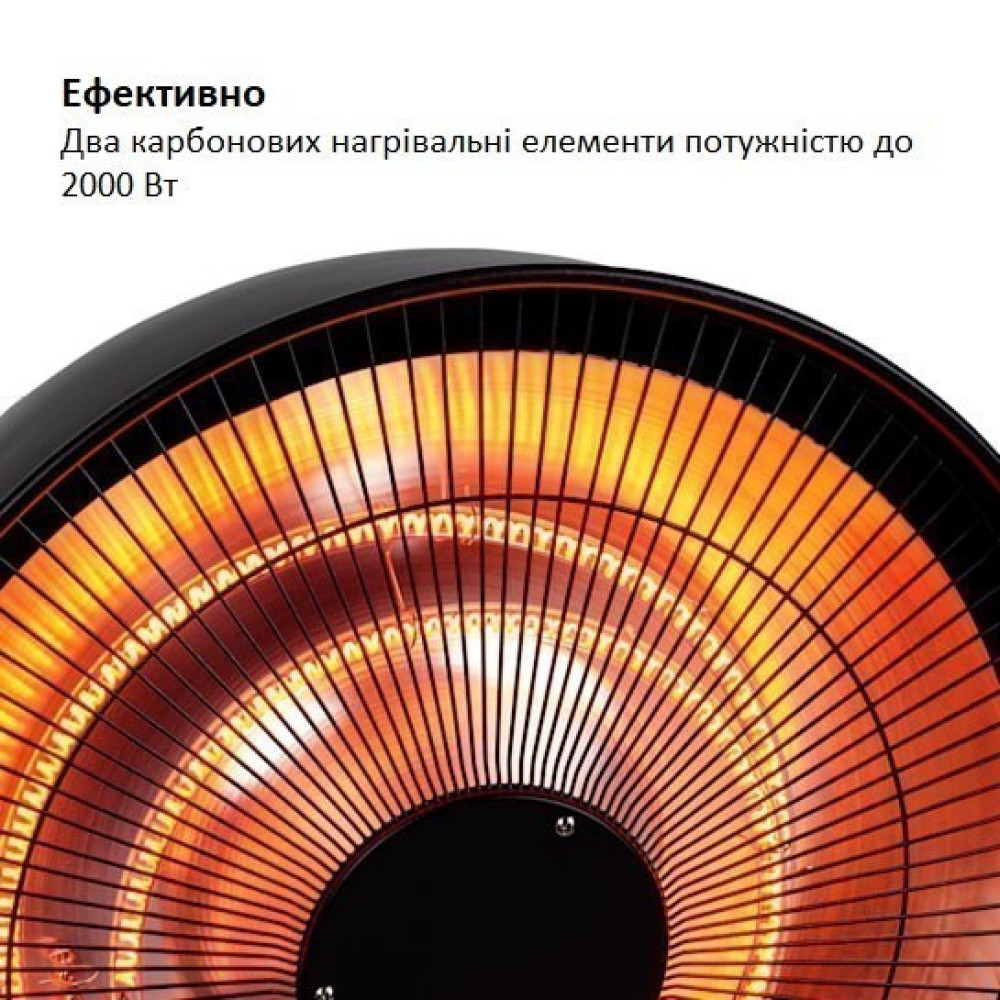 Інфрачервоний обігрівач електричний 2 кВт Blumfeldt Heatbell Wall Smart