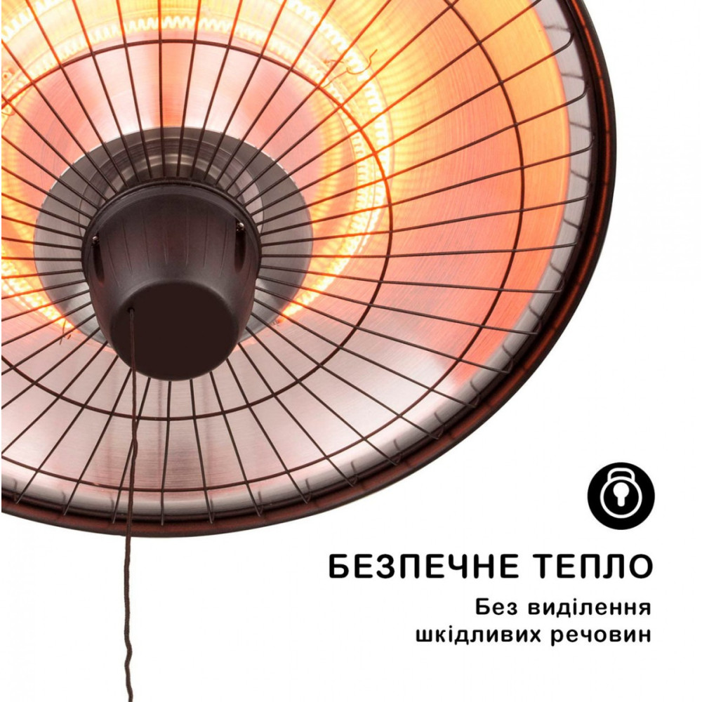 Инфракрасный обогреватель потолочный электрический 2,5 кВт Blumfeldt Camden Heat , manual