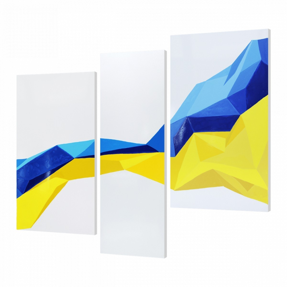 Металокерамічний дизайн-обігрівач UDEN-S "Україна" (триптих)