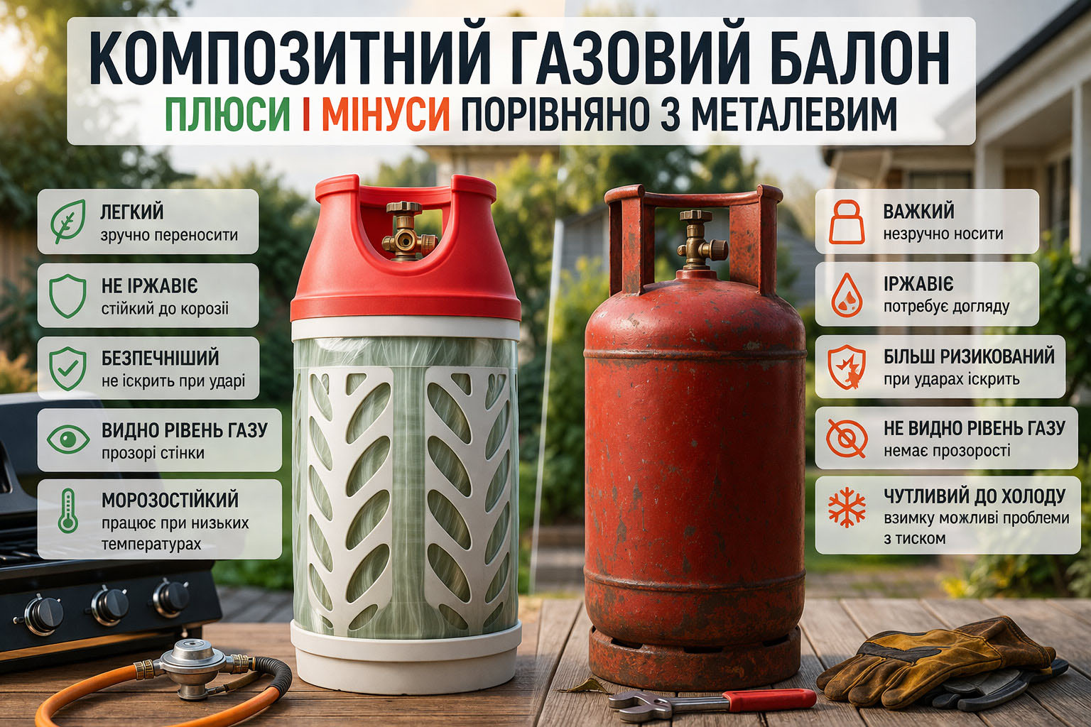 Композитний газовий балон